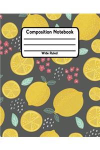 Composition Notebook Wide Ruled