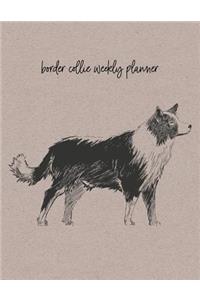 Border Collie Weekly Planner