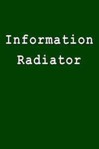 Information Radiator: Blank Lined Journal