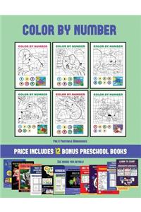 Pre K Printable Workbooks (Color by Number)