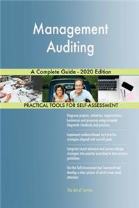 Management Auditing A Complete Guide - 2020 Edition