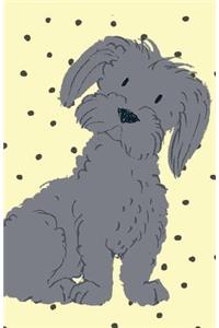 Bullet Journal for Dog Lovers - Black Maltese: 162 Numbered Pages with 150 Dot Grid Pages, 6 Index Pages and 2 Key Pages in Easy to Carry 5.5 X 8.5 Size.