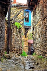 A Narrow Cobblestone Alley in Istanbul, Turkey Journal