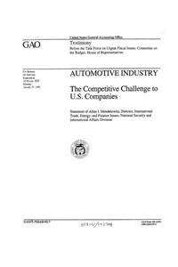 Automotive Industry: The Competitive Challenge to U.S. Companies