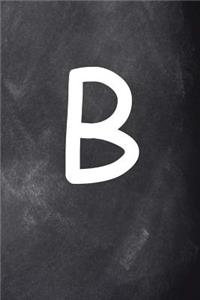 Monogram B Personalized Monogram Journal Custom Gift Idea Letter B Chalkboard