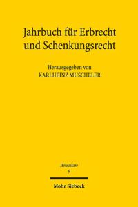 Jahrbuch fur Erbrecht und Schenkungsrecht