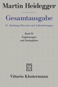 Erganzungen Und Denksplitter