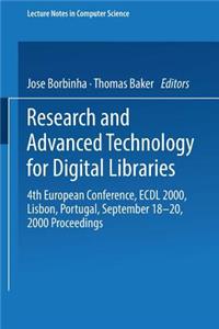 Research and Advanced Technology for Digital Libraries