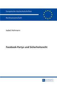 Facebook-Partys Und Sicherheitsrecht