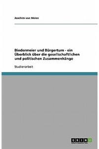 Biedermeier und Bürgertum - ein Überblick über die gesellschaftlichen und politischen Zusammenhänge