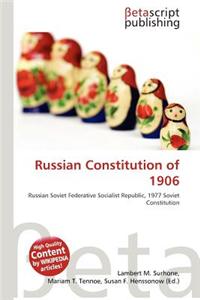Russian Constitution of 1906