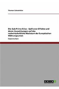 Die Sub-Prime-Krise - Spill-over-Effekte und deren Auswirkungen auf das realwirtschaftliche Wachstum der Europ?ischen W?hrungsunion