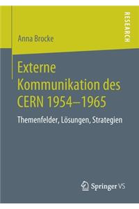 Externe Kommunikation des CERN 1954-1965
