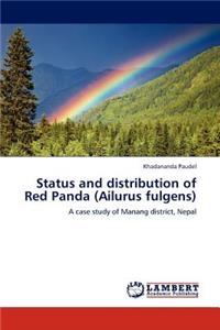 Status and distribution of Red Panda (Ailurus fulgens)