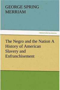 Negro and the Nation a History of American Slavery and Enfranchisement