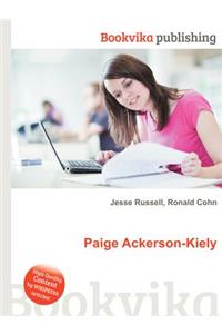 Paige Ackerson-Kiely