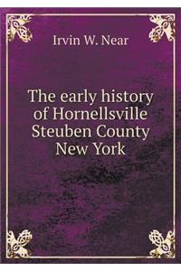 The Early History of Hornellsville Steuben County New York