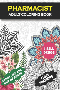 Pharmacist Adult Coloring Book