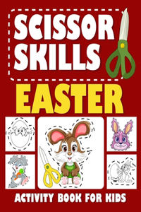 Easter Scissor Skills Activity Book For Kids