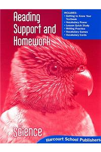 Harcourt Science: Reading Support and Homework Student Edition Grade 2