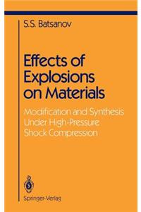 Effects of Explosions on Materials