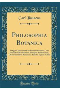 Philosophia Botanica: In Qua Explicantur Fundamenta Botanica Cum Definitionibus Partium, Exemplis Terminorum, Observationibus Rariorum, Adiectis Figuris Æneis (Classic Reprint)