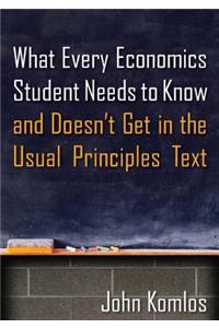 What Every Economics Student Needs to Know and Doesn't Get in the Usual Principles Text