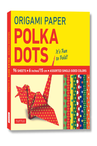 Origami Paper - Polka Dots 6 - 96 Sheets