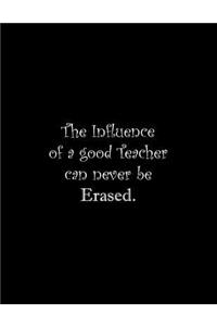 The Influence of a good Teacher can never be Erased