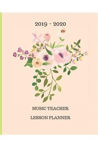 2019 - 2020 Music Teacher Lesson Planner