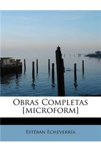 Obras Completas [Microform]