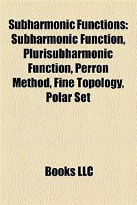 Subharmonic Functions
