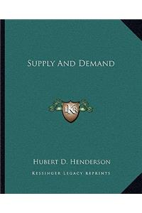 Supply And Demand