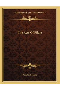 The Acts Of Pilate