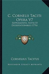 C. Cornelii Taciti Opera V7