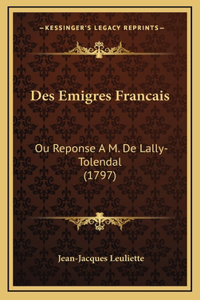 Des Emigres Francais