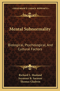Mental Subnormality