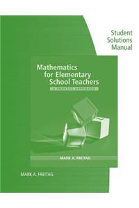 Mathematics for Elementary School Teachers: A Process Approach