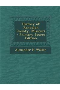 History of Randolph County, Missouri