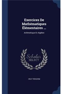 Exercices De Mathématiques Élémentaires ...