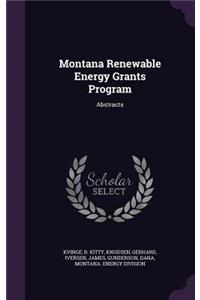Montana Renewable Energy Grants Program