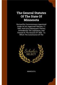 The General Statutes of the State of Minnesota