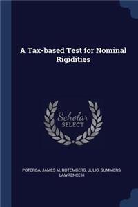 A Tax-based Test for Nominal Rigidities