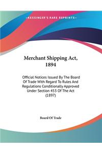 Merchant Shipping Act, 1894