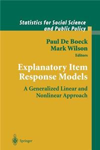 Explanatory Item Response Models