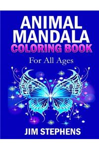 Animal Mandala Coloring Book