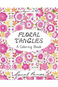 Floral Tangles: A Coloring Book