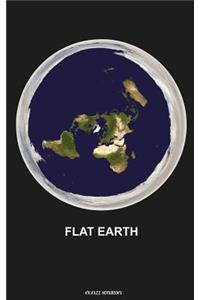 Flat Earth Plane - Lined notebook