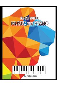 Blank Sheet Music For Piano