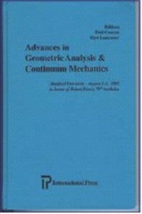Advances in Geometric Analysis and Continuum Mechanics